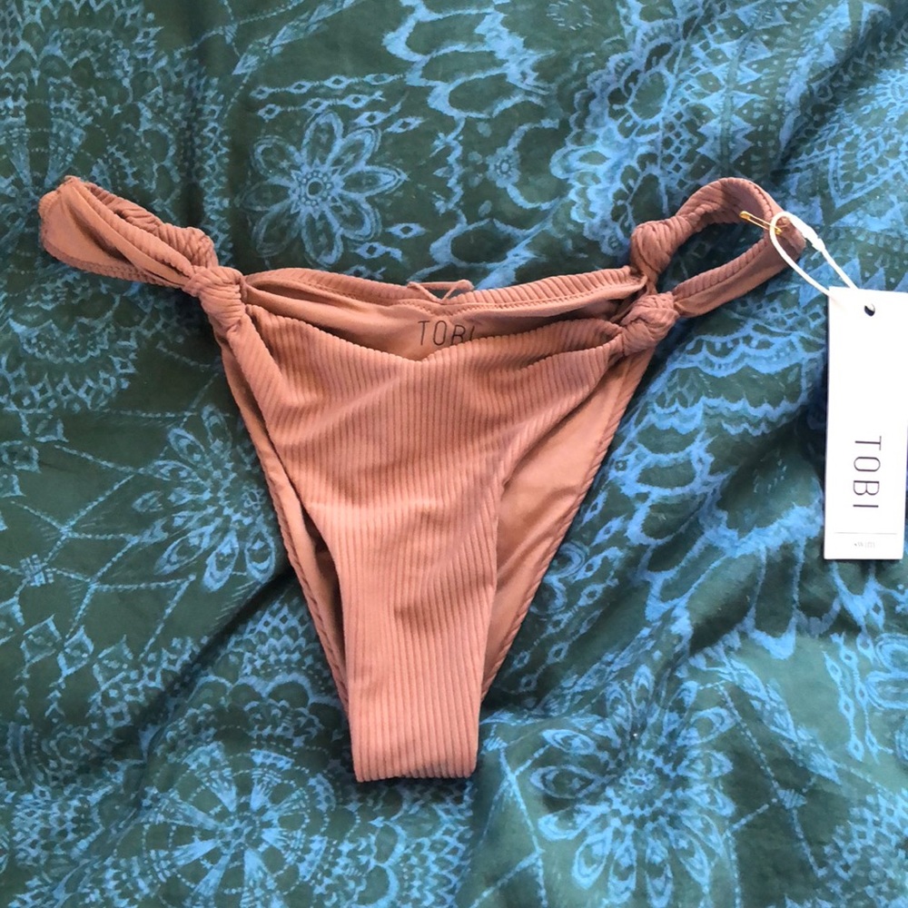 Ribbed Bikini Bottoms